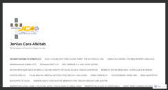 Desktop Screenshot of jeniuscaraalkitab.com